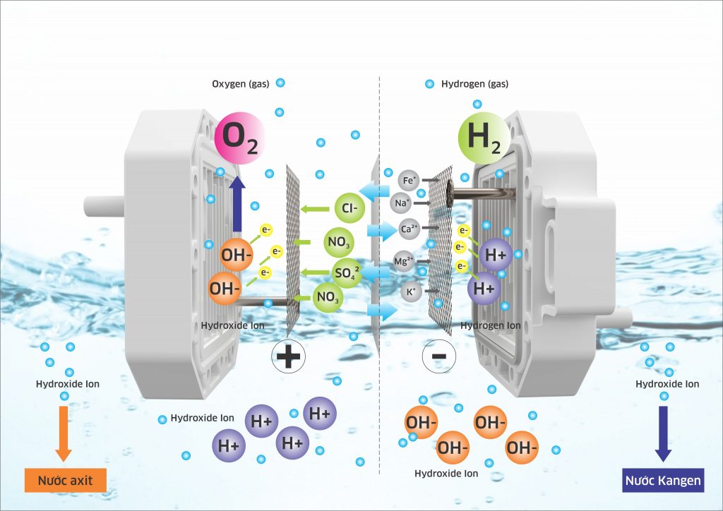 Máy lọc nước Kangaroo Hydrogen ion kiềm KG100MED