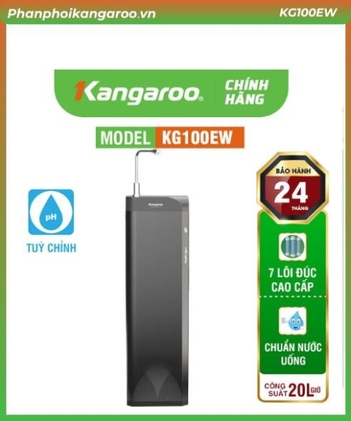 Máy lọc nước Kangaroo 3 lựa chọn Hydrogen tích hợp lạnh KG100EW